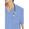 thumbnail image 4 of Infinity Cherokee V- Neck Men's Scrub Top with Rib Knit Back Panels with 3 Pockets and 360 Stretch - CK900A, 4 of 9