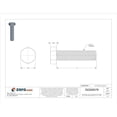 thumbnail image 7 of 18-8, 1/2"-13 Hex Head Cap Screw, Plain Stainless Steel, 2 in L, 10 PK FBHEXB12132FTP10, 7 of 7