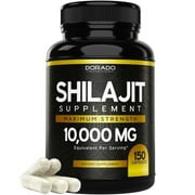 Pure Shilajit Asphaltum Naturally Occurring Fulvic Acid 10000mg 150 Capsules