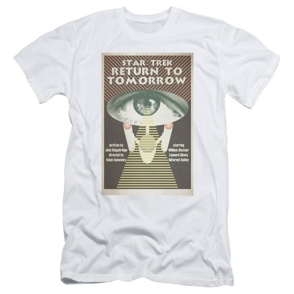 Star Trek Tos Episode 49 Adult 30/1 T-Shirt White