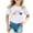 White, variant on Byoo Cat Printed Shirt for Toddler Girls Summer Short-Sleeve Lightweight Pullover Tee Children T Shirt,Black