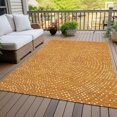 thumbnail image 6 of Addison Rugs Chantille Indoor/Outdoor Transitional Circles Orange Washable Rectangle Rug, 2'6" x 3'10", 6 of 6