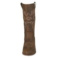thumbnail image 4 of Women Cowgirl Cowboy Stitched Mid Calf Forever Boots Pointy Toe Western Light Brown Tan 7.5, 4 of 4