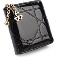 thumbnail image 3 of HAHDAXIA Small Wallet Women Credit Card Holder Case Lady Patent Case Money Bag Cute Wallet,black, 3 of 5