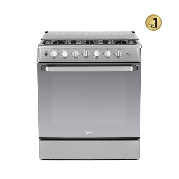 Estufa de Piso Midea 30' Xtreme Chef-Air Acero Inoxidable Gas LP