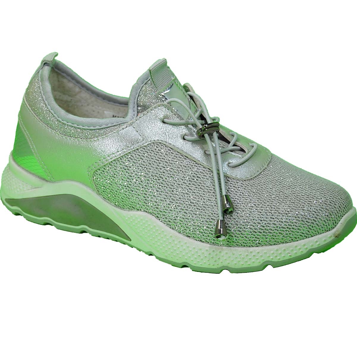 women's elastic lace sneakers