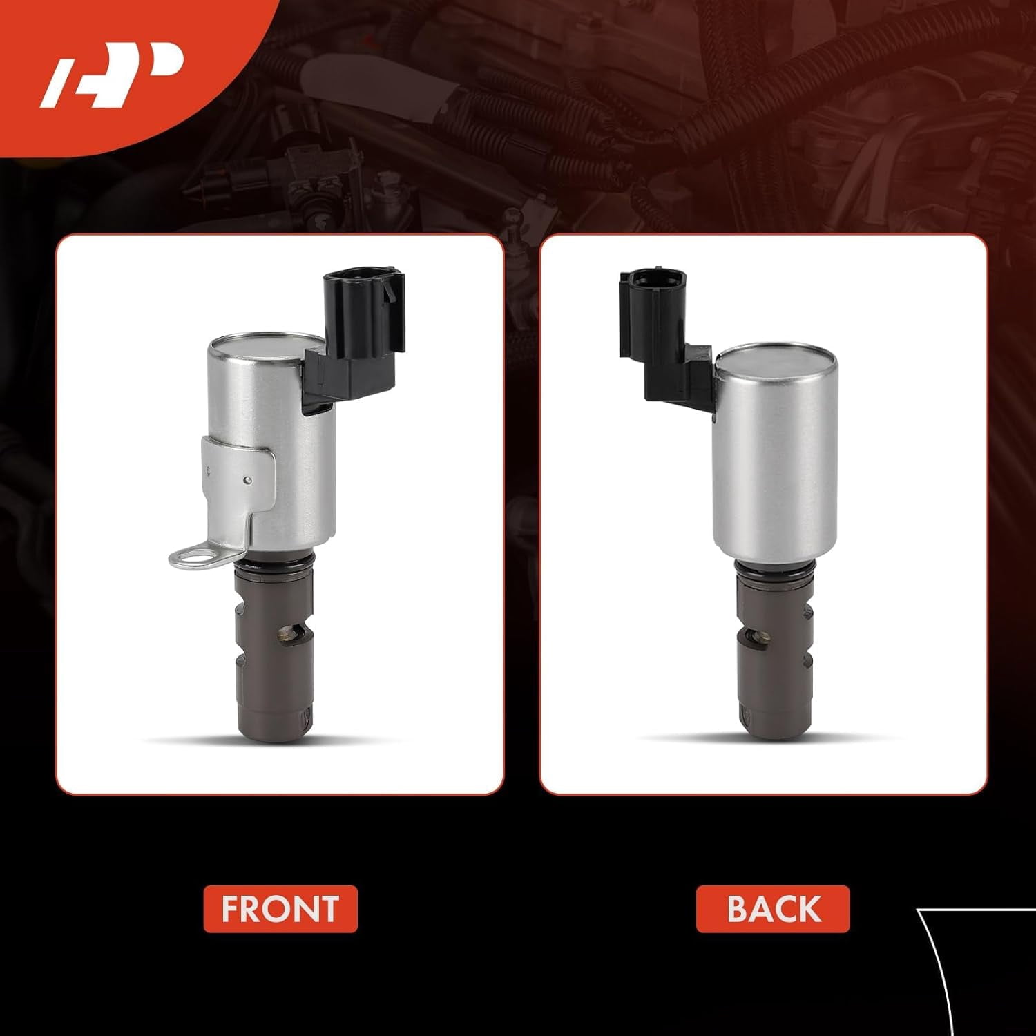 A-Premium Exhaust Engine Variable Valve Timing (VVT) Solenoid Compatible with Ford Escape 2013, Fiesta 2011, 1.6L, Replace# 4M5G6L713BE