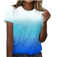thumbnail image 2 of Drses Womens Summer Tops Women's Casual And Fashionable Printed T-shirt With Round Neck And Short Sleeved Top Tops for Women Trendy, 2 of 4
