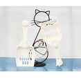 thumbnail image 4 of Xihbxyly Pala para Arena de Mascotas, Diseño de Cara de Gatito, Plástico Pp Resistente y Duradero, Orificio de Malla para Una Limpieza Fácil, Agarre Cómodo, Accesorio de Aseo para Mascotas, Beige, Ta, 4 of 7