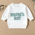thumbnail image 4 of Utoimkio Baby Boy Girls Clothes Fall Winter Outfits Cute Print Long Sleeve Sweatshirt Tops Pants Set Fall Winter Clothes, 4 of 5
