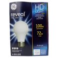 thumbnail image 6 of GE Lighting Reveal 72-Watt Light Bulb 4 ea (Pack of 2), 6 of 7