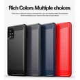 thumbnail image 6 of Samsung A51 5G Case with HD Screen Protector -  Slim TPU Non-Slip Phone Cover (Black Brushed), 6 of 8