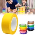thumbnail image 6 of Masking Tape for Painting, 1 Roll Colored Masking Tape, DIY Craft Tape, Colored Painters Tape, Rainbow Color Tape, Adhesive Masking Tape for Crafts Home Painting Decorating DIY Decorative, 6 of 7
