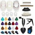 thumbnail image 1 of EIMELI Kit de Réparation de Guitare Kit d'Entretien Ensemble d'Outils de Maintenance Accessoires de Guitare Pièces de Guitare Changer les Cordes Outil Ton Sandhi Clip, 1 of 7