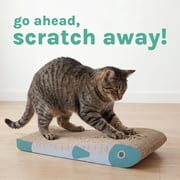 Kitty City Fish Print 2-Pack Cat Scratching Pads, Multicolored, One Size
