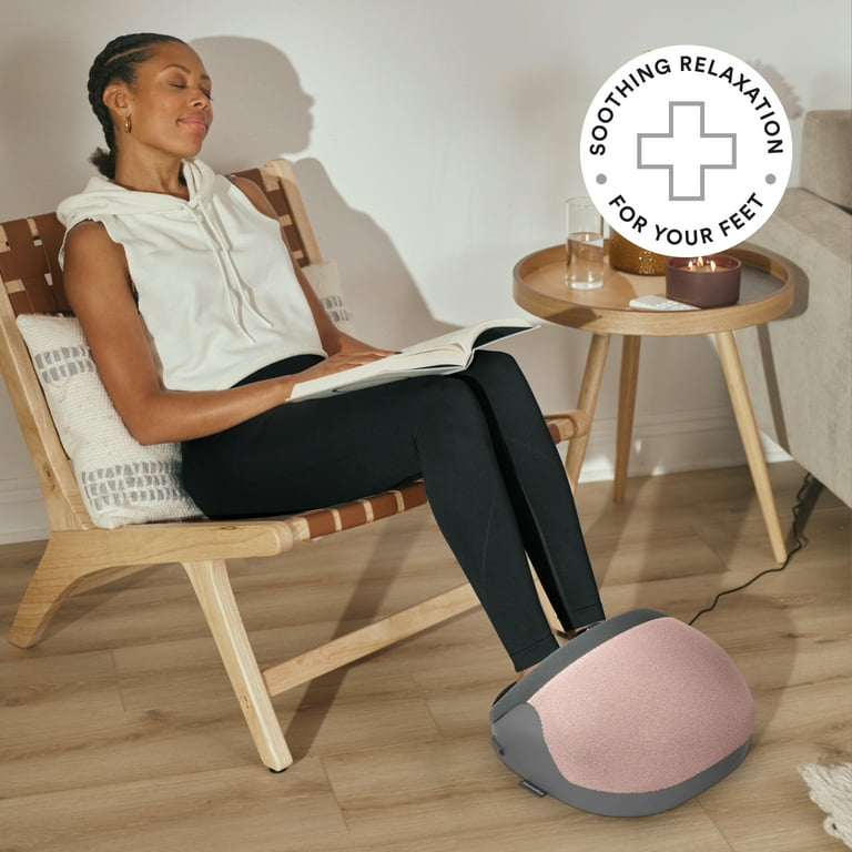 Homedics Soothing Foot Warmer and Vibrating Massager with Heat, Pink - Walmart.com Homedics Soothing Foot Warmer and Vibrating Massager with Heat, Pink - Walmart.com