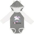 thumbnail image 3 of Inktastic I Love Unicorns Cute Girls Girls Long Sleeve Baby Bodysuit, 3 of 5