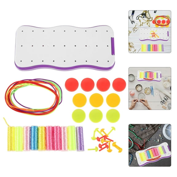 WHAMVOX DIY Jewelry Wristband Maker Tool Kit with Assorted Color Plastic Components for Decor Use and