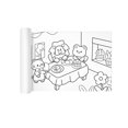 thumbnail image 1 of Rollo grande para colorear ños, suministros de arte, juguete educativo, libro para colorear, pintura de papel, papel de relleno de Color, rollo estilo D Sunnimix rollo de colorear para niños, 1 of 8
