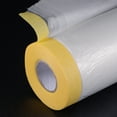 thumbnail image 5 of Uxcell 15.7 in x 75 ft Pre-Taped Masking Film with Low-Tack Painters Tape for Painting Protection, 5 of 5