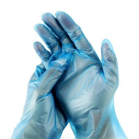 

QWANG Comfortable Powdered Gloves Disposable Mechanic PVC Gloves Exam Gloves