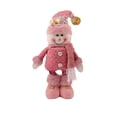 thumbnail image 1 of WJCA Standing Santa Claus Figure with Retractable Spring Legs, Festive Sequin Hat Holiday Decor for Home Tabletop, Snowman Design, 1 of 7