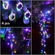 thumbnail image 5 of Guirnalda de luces navideñas Abkshine 50 LED colorido Funciona con pilas, 5 of 9