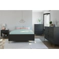 thumbnail image 6 of Novogratz Owen Mid-Century modern 6 drawer dresser, Black, 6 of 10
