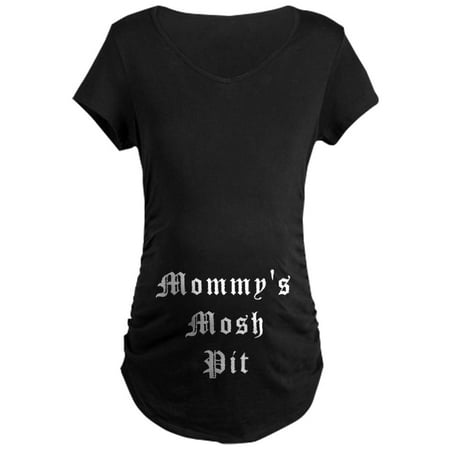 

CafePress - Rockbaby Mommy s Mosh Pit Maternity Dark T Shirt - Maternity Dark T-Shirt