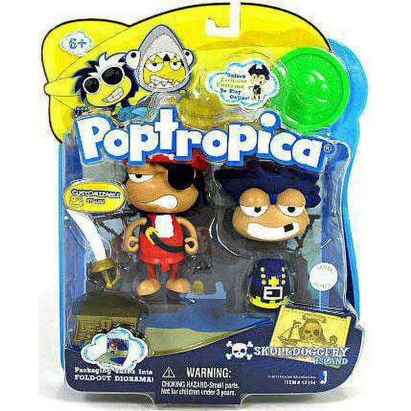 Poptropica Skull N Duggery Mini Figure 2-Pack