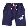 thumbnail image 4 of Eleanos Summer Baby Boy Girl Cartoon Dinosaurs Print Short Sleeve Jeans Denim Shorts 2 Pcs Outfits Clothes, 4 of 5