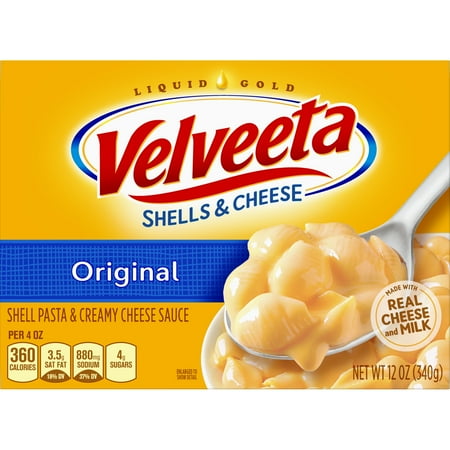 Kraft Velveeta Original Shell Pasta & Creamy Cheese Sauce, 12 oz