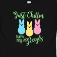 thumbnail image 4 of Inktastic Funny Easter Just Chillin' with My Peeps Boys or Girls Baby T-Shirt, 4 of 5