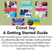 Cricut Joy Smart Machine with DIY Vinyl Decal Sampler & Essential Tools Starter Bundle