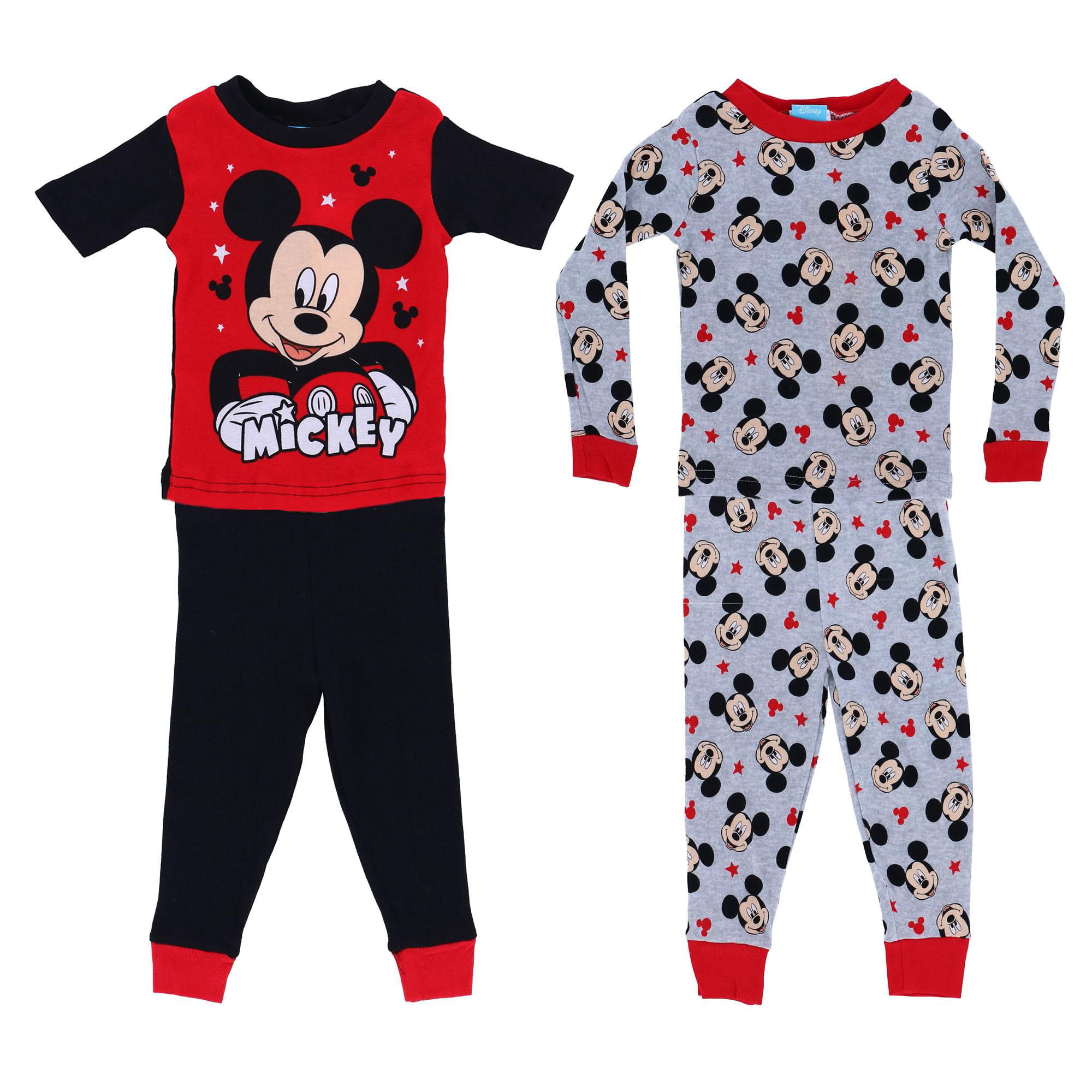Disney - Disney Toddler Mickey Mouse 2 Pack Pajama Set - Walmart.com ...