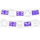 thumbnail image 5 of Papel Picado Religioso | Guirnaldas | Enramado | 5 tiras de 5 metros | diseño de semana santa blanco y morado con colores vibrantes | decoración de plastico picado, 5 of 6