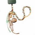 thumbnail image 1 of Natural fruta shell campana campana teléfono celular cadena planta semilla tejido a mano lanyards anti-pérdida colgante sen-set vintage bag colgante, 1 of 4