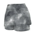 thumbnail image 4 of TTUHYWXI Women's Athletic Skorts Lightweight Golf Skirts Inner Shorts Pocket Tennis Workout Sports Pickleball Skort (Grey, 3XL), 4 of 4