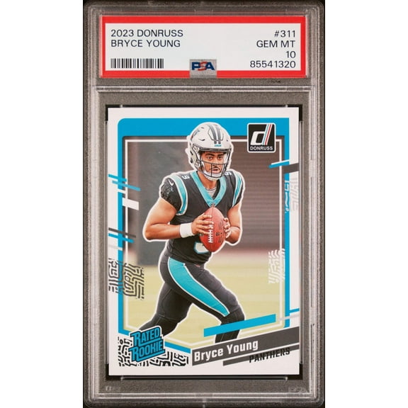 Graded 2023 Panini Donruss Bryce Young #311 Rookie RC Football Card PSA 10 Gem Mint
