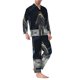 thumbnail image 2 of Fotbe Astronaut Standing In The Moon Pijama de Hombre con Estampado de Manga Larga, Conjunto de 2 Piezas, Ropa de Dormir Suave y Cómoda con Bolsillos-XX-Large, 2 of 7