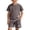 Coffee, variant on Boys Outfit Sets, Short Sleeve T-Shirt & Elastic Waist Shorts with Pockets Summer Kids Fashion Clothes Blue Size 10