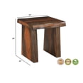 thumbnail image 2 of Pemberly Row 2-piece Solid Wood Living Room Table Set in Dark Brown, 2 of 13