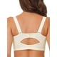 thumbnail image 3 of Sujetador sin tirantes con hebilla y levantamiento, bralette de encaje para mujeres de tallas grandes Agnes Orinda C 42 color beige, 3 of 7