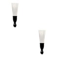 thumbnail image 4 of Transemion Black Wide-Tooth Afro Hair Lifting Pik Pick Detangle Wig Comb for Thick Hair Type B 2Set, 4 of 6