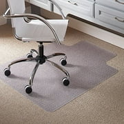 ES Robbins Chair Mat for Low Pile Carpet- Rectangle with Lip, Vinyl 36" x 48", Clear (128053)