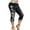 Black, variant on Women's Pants Women's Oversized Sexy Temperament Printed Sports Leggings Paired with Hip Lifting Yoga Capris Sky Blue