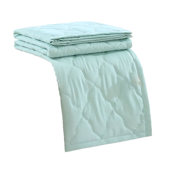 AUQ Light Blue Cotton Bed Blanket