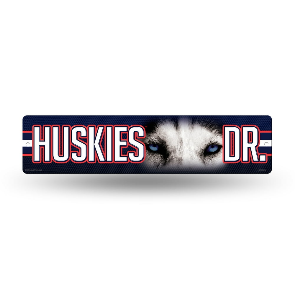 UCONN Huskies NCAA 16" Street Sign for garage, office, man cave or any