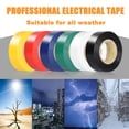 thumbnail image 3 of 6 Pack Colored Electrical Tape,Waterproof Professional Grade Electric Tape,Electric Insulation Tape for Indoor Outdoor Flame Heat Resistant Electrician Tape,Adhesive Tape Wire Tape,3/4 in x 33 ft, 3 of 7