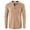 Beige, variant on Fesfesfes Blouse Shirt for Men Stand Collar Long Sleeve T-Shirt Solid Bottoming Shirt Wagoff Top Sale Items